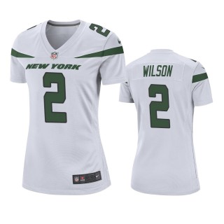 Women's New York Jets Zach Wilson White Game Jersey