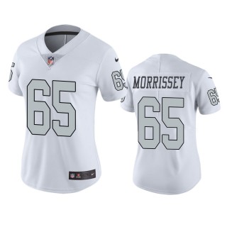 Women's Las Vegas Raiders Jimmy Morrissey White Color Rush Limited Jersey