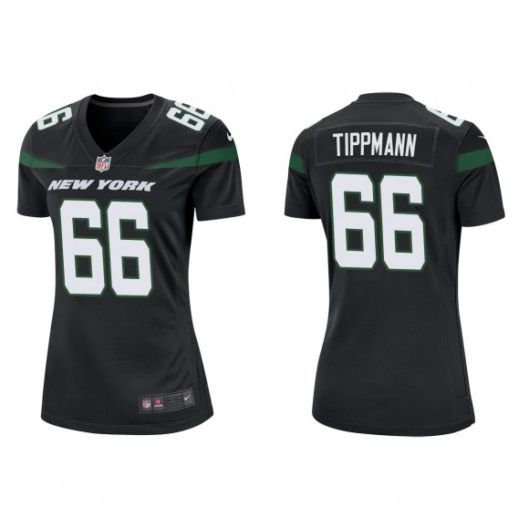 Women's Joe Tippmann Black 2023 NFL Draft Game Jersey