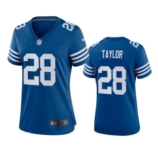 Women's Indianapolis Colts Jonathan Taylor Royal Alternate Game Jersey