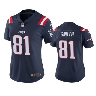 Women's New England Patriots Jonnu Smith Navy Color Rush Limited Jersey
