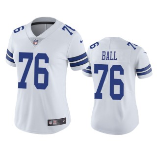 Dallas Cowboys Josh Ball White Vapor Limited Jersey