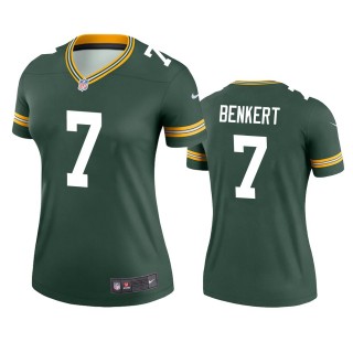 Green Bay Packers Kurt Benkert Green Legend Jersey - Women's