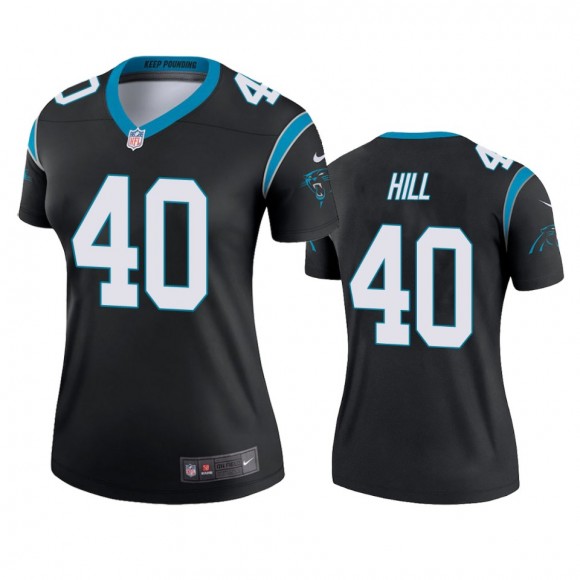 Carolina Panthers Lano Hill Black Legend Jersey - Women's