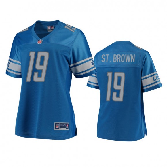 Detroit Lions Amon-Ra St. Brown Blue Pro Line Jersey - Women's