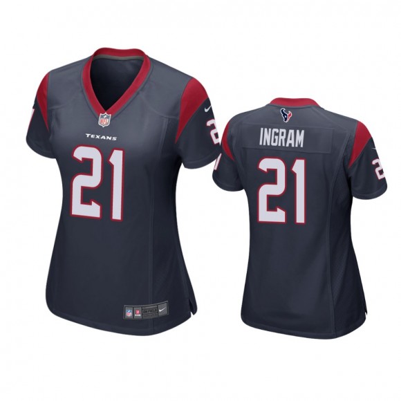 Women's Houston Texans Mark Ingram Navy Game Jersey