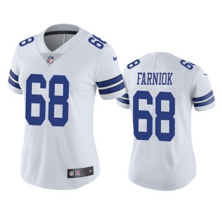 Dallas Cowboys Matt Farniok White Vapor Limited Jersey