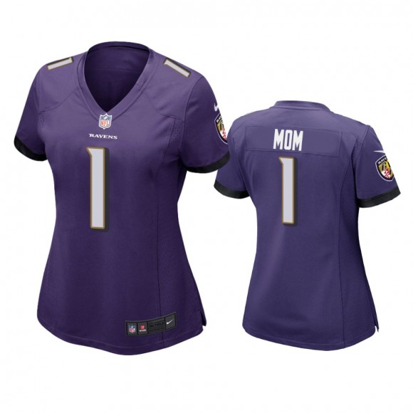 Women's Baltimore Ravens Mom Purple 2021 Mother's Day Jersey