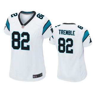 Women's Carolina Panthers Tommy Tremble White Game Jersey