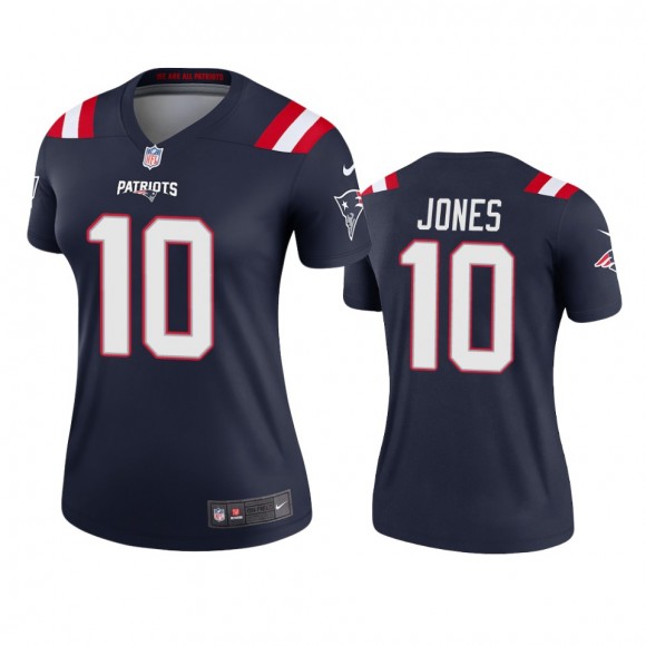 New England Patriots Mac Jones Navy Legend Jersey - Women's