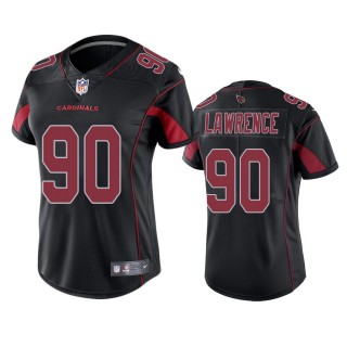 Women's Arizona Cardinals Rashard Lawrence Black Color Rush Limited Jersey