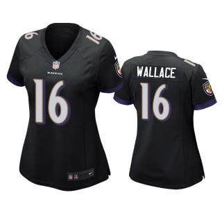 Women's Baltimore Ravens Tylan Wallace Black Game Jersey