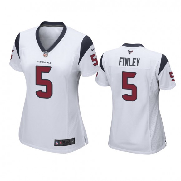 Women's Houston Texans Ryan Finley White Game Jersey