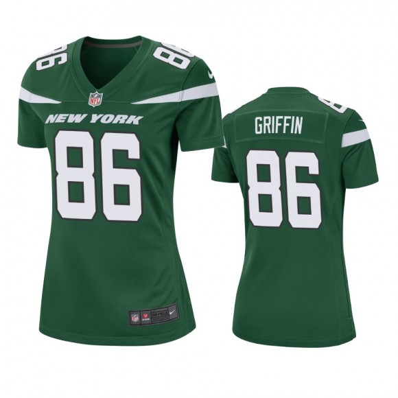 Women's New York Jets Ryan Griffin Green Game Jersey