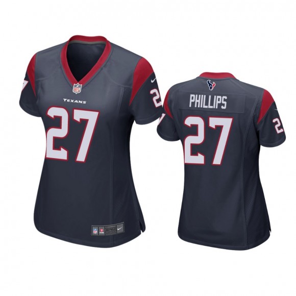 Women's Houston Texans Scottie Phillips Navy Game Jersey