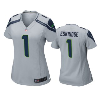 Women's Seattle Seahawks D'Wayne Eskridge Gray Game Jersey