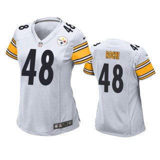 Women's Pittsburgh Steelers Quincy Roche White Game Jersey