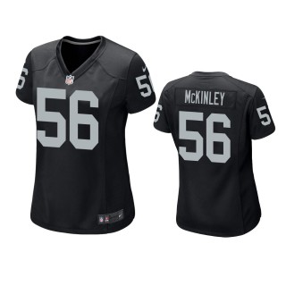 Women's Las Vegas Raiders Takkarist McKinley Black Game Jersey