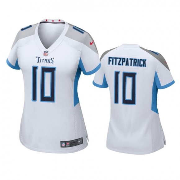 Women's Tennessee Titans Dez Fitzpatrick White Game Jersey