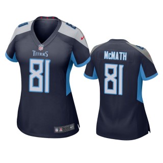 Women's Tennessee Titans Racey McMath Navy Game Jersey
