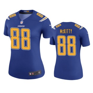 Los Angeles Chargers Tre' McKitty Royal Color Rush Legend Jersey - Women's