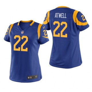 Women's Los Angeles Rams Tutu Atwell Royal Game Jersey