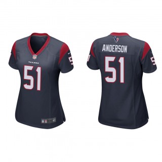 Women's Will Anderson Navy 2023 NFL Draft Game Jersey