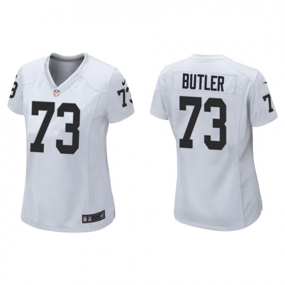 Women's Raiders Matthew Butler White Game Jersey