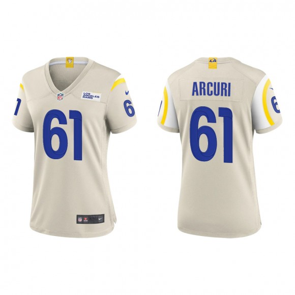 Women's Rams A.J. Arcuri Bone Game Jersey