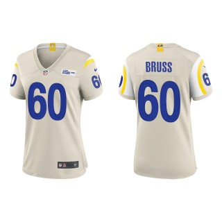 Women's Rams Logan Bruss Bone Game Jersey