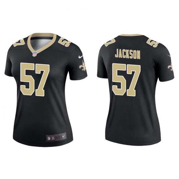 Women's Saints Jordan Jackson Black Legend Jersey