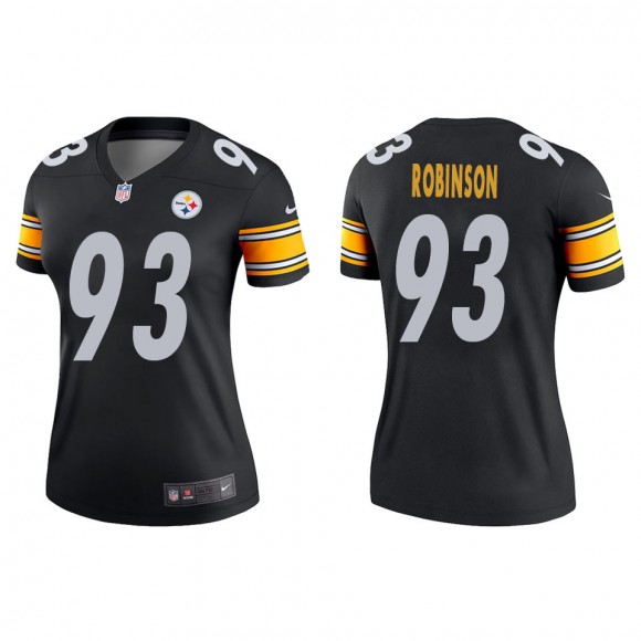 Women's Steelers Mark Robinson Black Legend Jersey