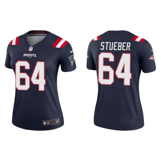 Women's New England Patriots Andrew Stueber Navy Legend Jersey