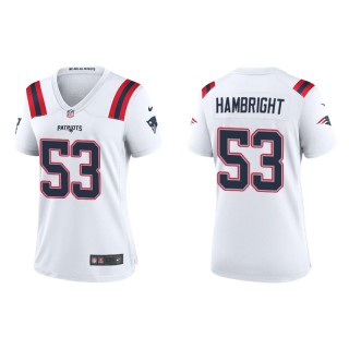Women's Patriots Arlington Hambright White Game Jersey