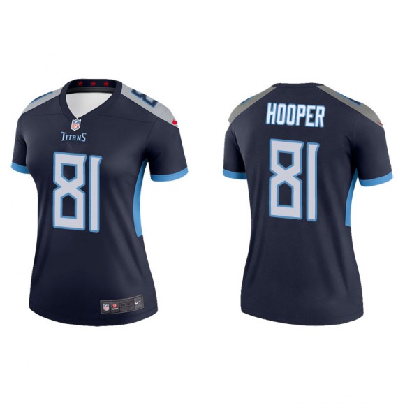 Women's Titans Austin Hooper Navy Legend Jersey