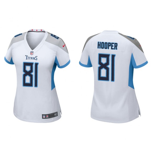 Women's Titans Austin Hooper White Game Jersey