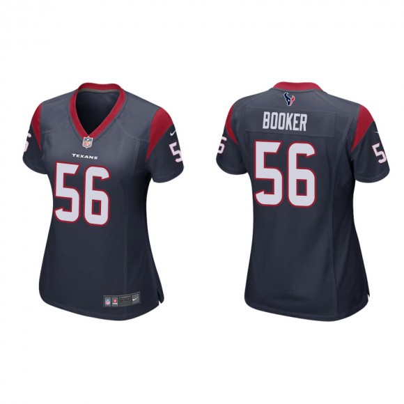 Women's Houston Texans Booker Navy Game Jersey