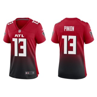 Women's Atlanta Falcons Bradley Pinion Red Alternate Game Jersey
