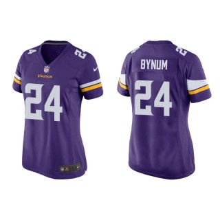 Women's Minnesota Vikings Bynum Purple Game Jersey