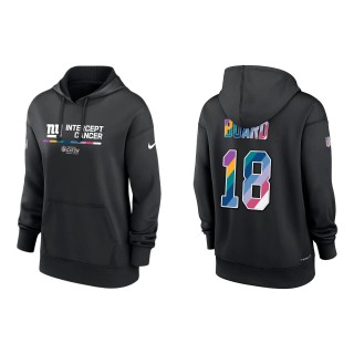 Women's C.J. Board New York Giants Black 2022 NFL Crucial Catch Therma Performance Pullover Hoodie