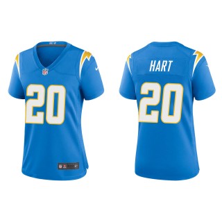 Women's Chargers Cam Hart Powder Blue Game Jersey