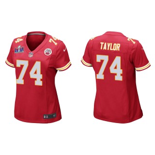 Women's Chiefs Jawaan Taylor Red Super Bowl LVIII Game Jersey