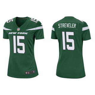Women's New York Jets Chris Streveler Green Game Jersey