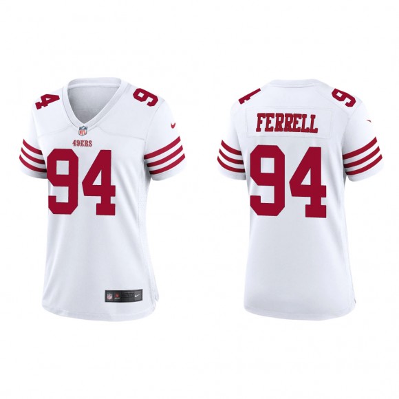 Women's Clelin Ferrell White Game Jersey