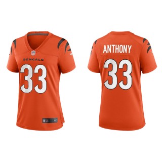 Women's Bengals Daijahn Anthony Orange Game Jersey