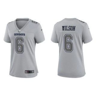 Women's Dallas Cowboys Donovan Wilson Gray Atmosphere Fashion Game Jersey