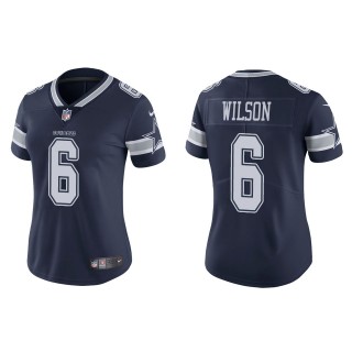 Women's Dallas Cowboys Donovan Wilson Navy Vapor Limited Jersey