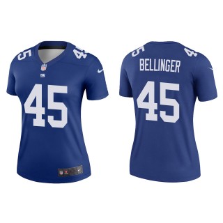 Women's Giants Daniel Bellinger Royal 2022 NFL Draft Legend Jersey