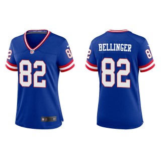 Women's New York Giants Daniel Bellinger Royal Classic Game Jersey