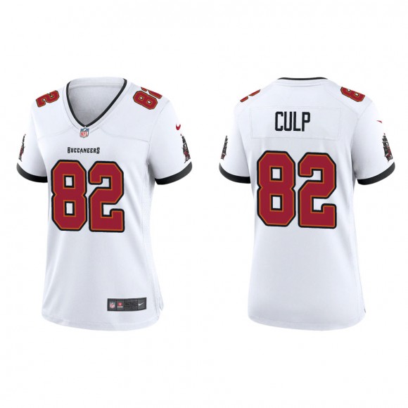 Women's Buccaneers Devin Culp White Game Jersey